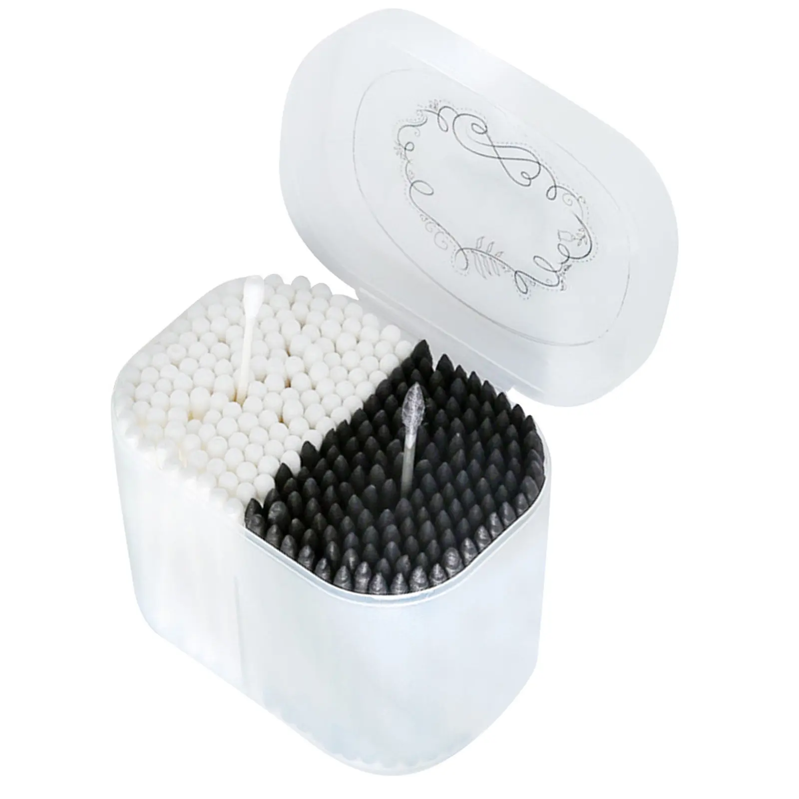 300Pcs Cotton Swabs Double Head Double Color Premium Material Safe for Makeup Wound Care Crafts Travel Use Cleaning Cotton Swabs