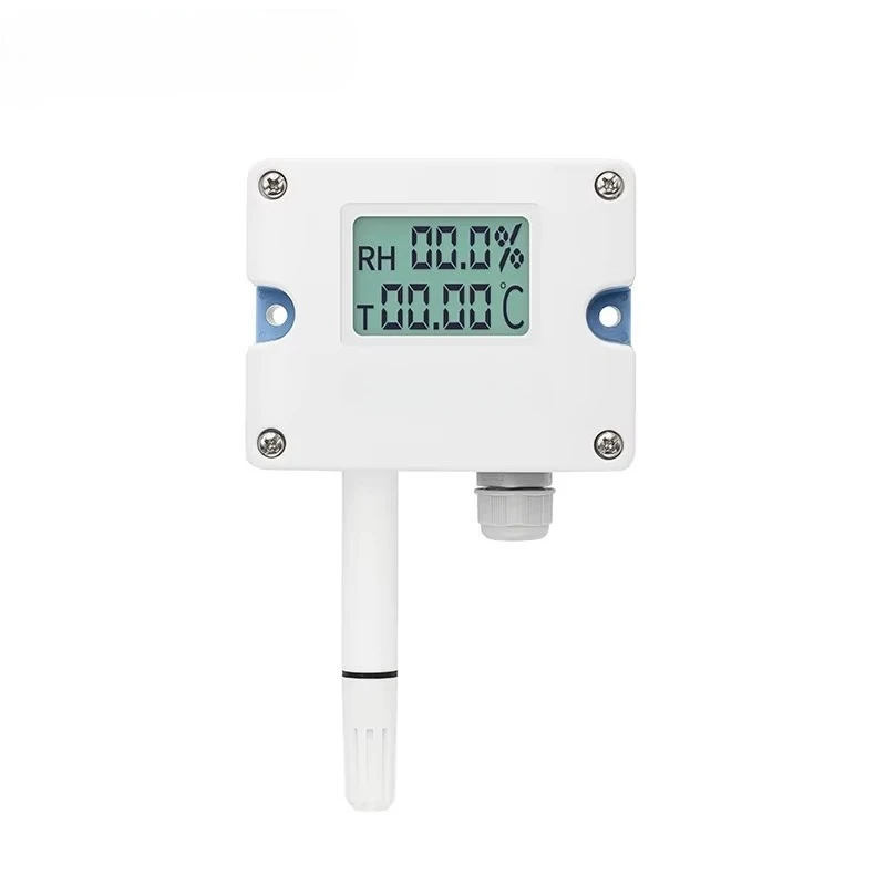 

RS485 Digital LCD Display Wall Type Temperature Humidity Transmitter Indoor Greenhouse Sensor