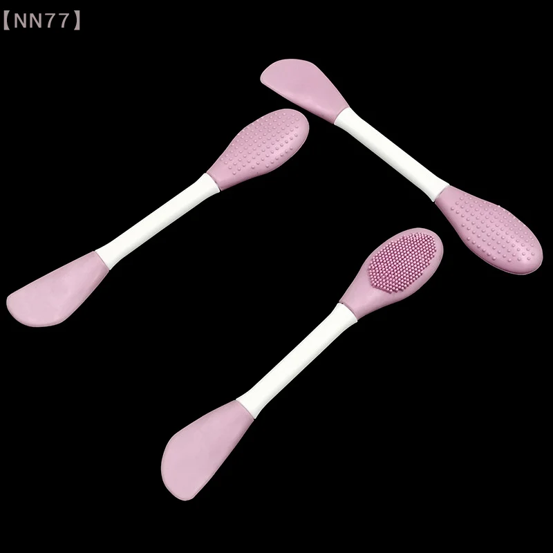 Dual-head Silicone Mask Brush Massage Cleaning Face Wash Brush Mask Application Homemade Soft Mask Tool Special Beauty Supplies
