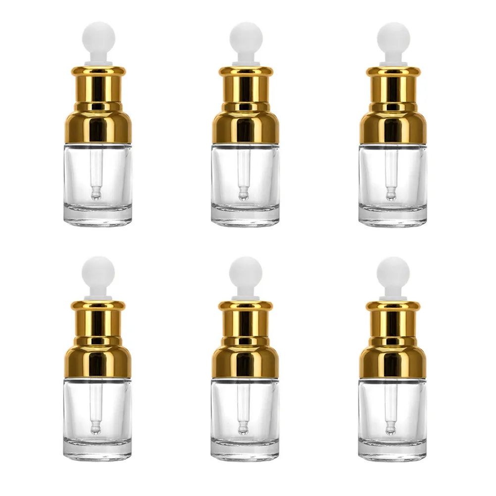 6pcs-glass-dropper-bottle-set-fashion-chic-design-refillable-lightweight-compact-for-essential-oil-perfume-aromatherapy-oil-30ml