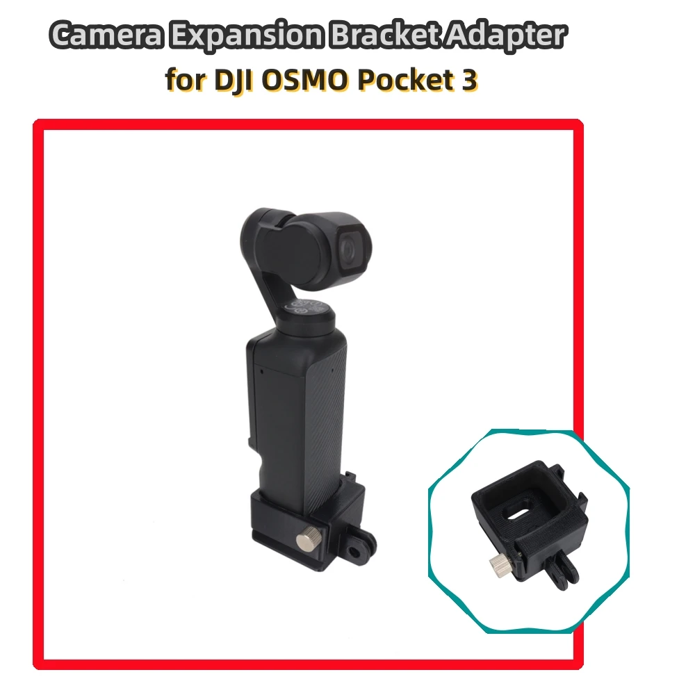Camera Bracket Adapter Base for DJI OSMO Pocket 3 Handheld Gimbal Fixed Flash Lamp Stand Accesories