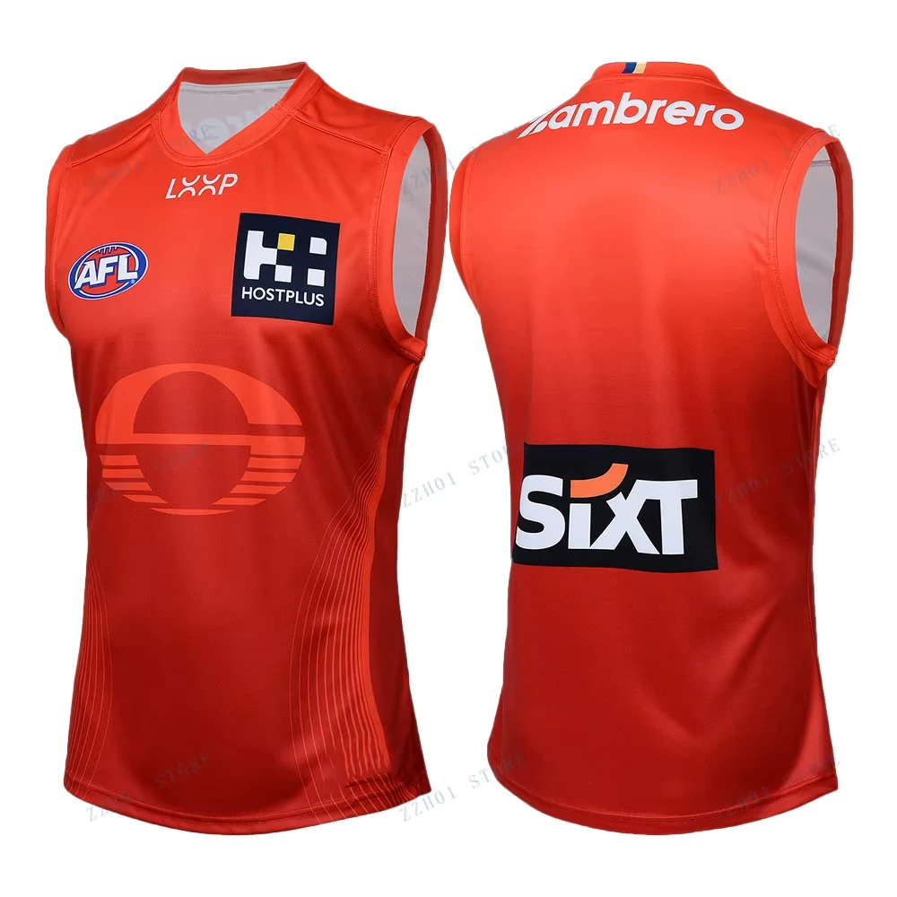

25 Australian Rules Football Training Jerseys Sports Jerseys Must-have Jerseys For Fans Gold Coast Sun 3D Printed Sports Jerseys