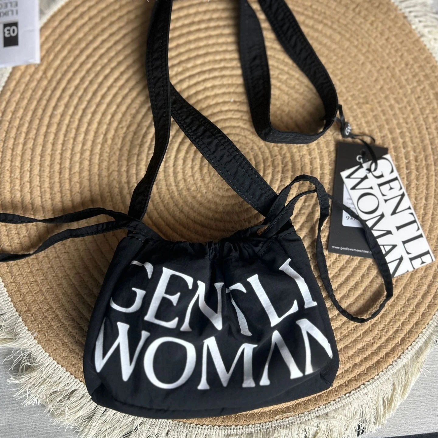 GENTLEWOMAN Hundreds of niche trend crossbody bag women Thai fashion simple hundred drawstring mini dumpling bag