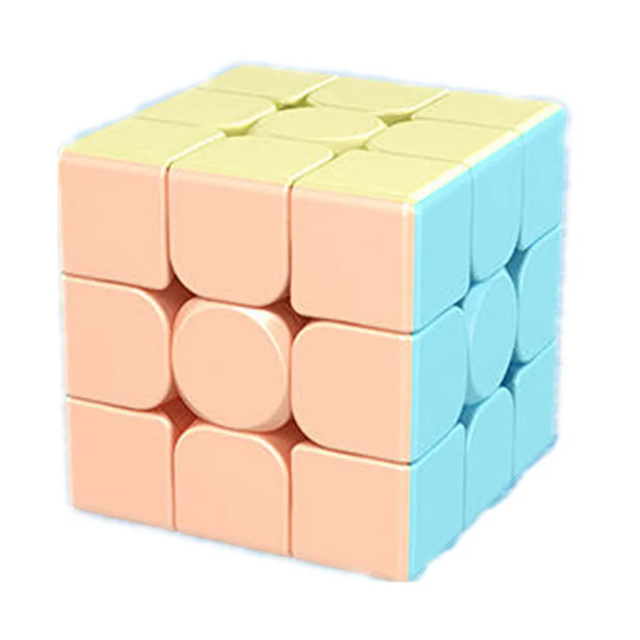 MoYu Meilong Macaron Cubo Magico 2x2 3x3 4x4 5x5 Piramide Colorato Macaron Colore Cubo Magico Puzzle Prima Educazione Giocattoli Regali