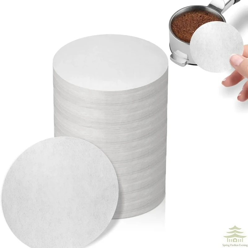 500 Pcs Coffee Paper Filter ，58 mm Unbleached Espresso Filter Puck Screen Portafilter Paper Compatible with Breville Barista, Mr
