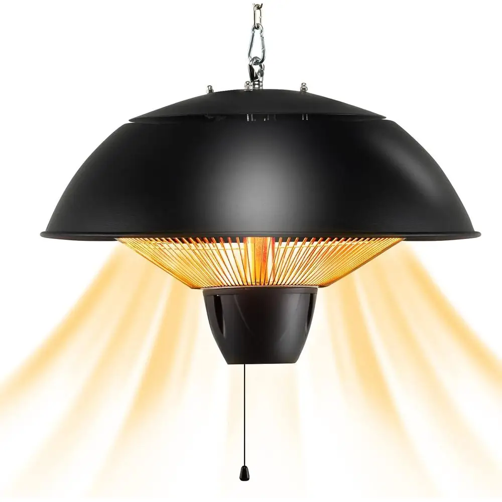 

1500W Ceiling-Mounted Infrared Patio Heater, IPX4 Waterproof for Outdoor Spaces and Large Rooms
