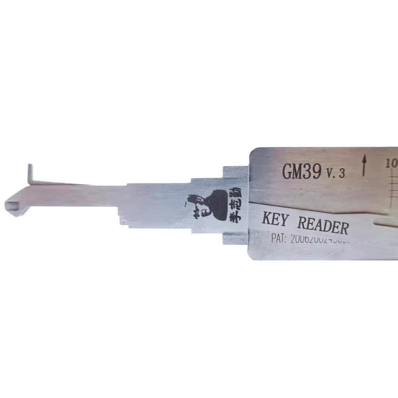 Original Lishi GM39 V.3 Key Reader Locksmith Tool Flat Milling for GL8/older Buick Regal/Buick Rendezvous/FAW Jiefang Models