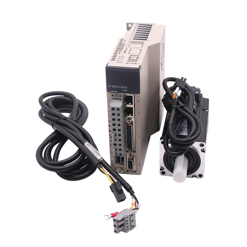 2024 vendas quentes sireng motor fábrica 750w 220v 3000rpm 80mm2.39nm ac motor servo motor barato com driver para saco que faz a máquina