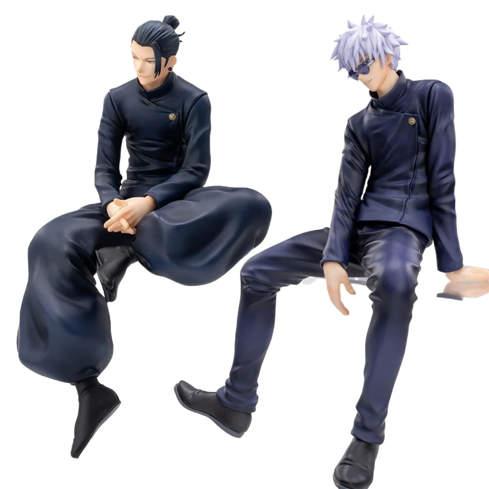 Neue heiße Jujutsu Kaisen Anime-Figur Geto Suguru Gojo SATORU Fushiguro Toji sitzende Pose Actionfigur PVC-Modell Anime
