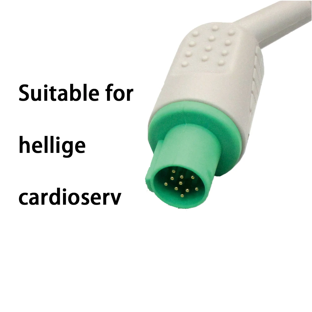 EKG кабель для Hellige Cardioserv ECG кабель 3/5, свинцовый провод AHA IEC