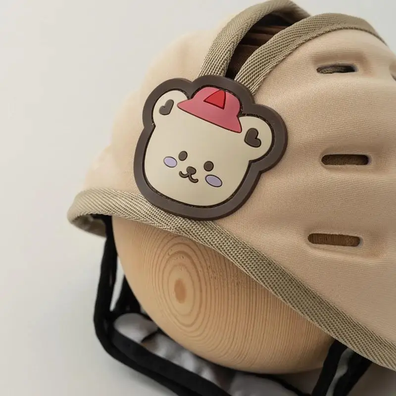 Lindo sombrero de oso y Conejito para bebé, protección para la cabeza, casco infantil para aprender a caminar, productos de seguridad para niños