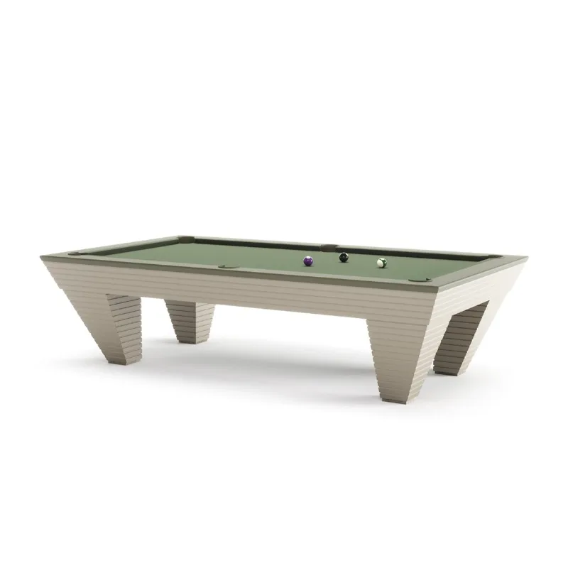 Italian light luxury solid wood pool table high-end villa indoor standard clubhouse club black eight adult pool table