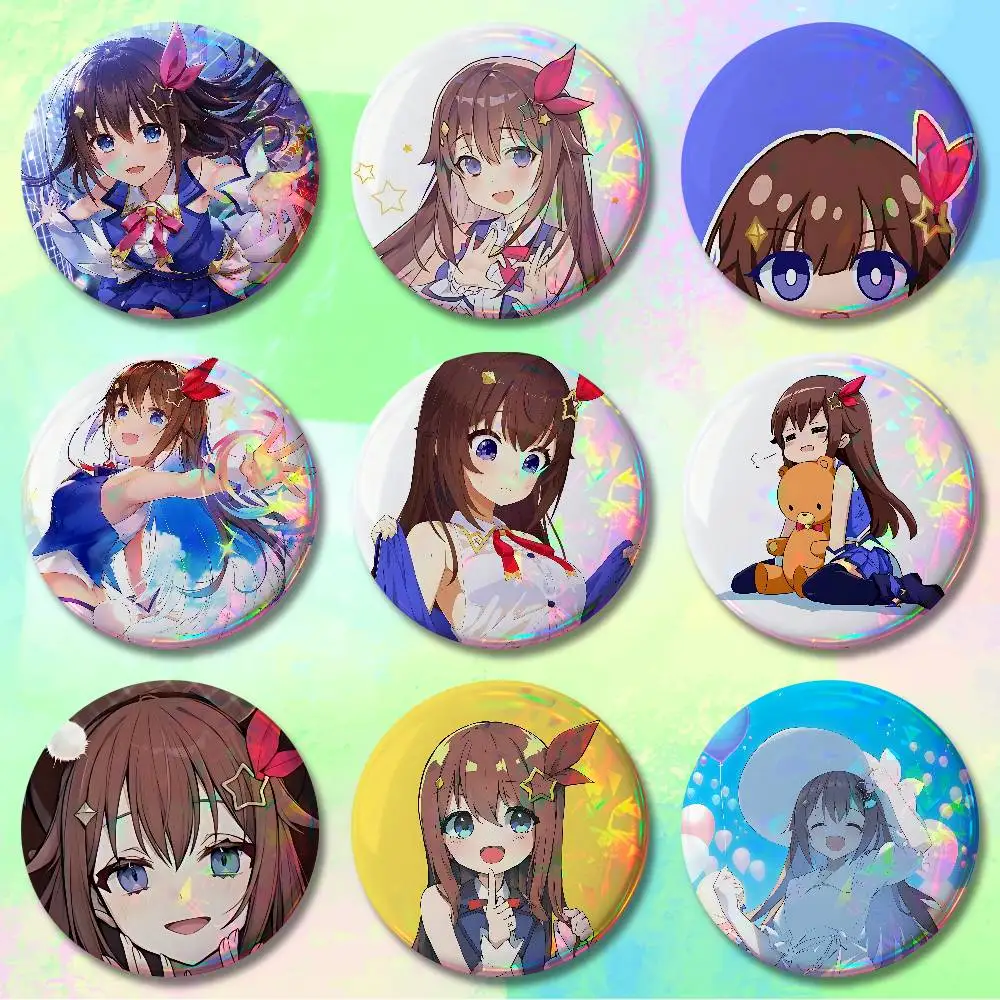 

Cute T-Tokino S-Sora Pins 58mm Cute Cartoon Badge Handmade Brooches for Backpack Accessories