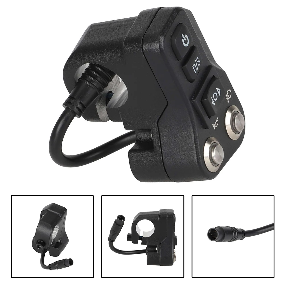 

Metal Turn Signal & -Horn Button - 8 Pin Headlight Switch Accessory For -Kukirin G3 Pro Scoote Easy Installation