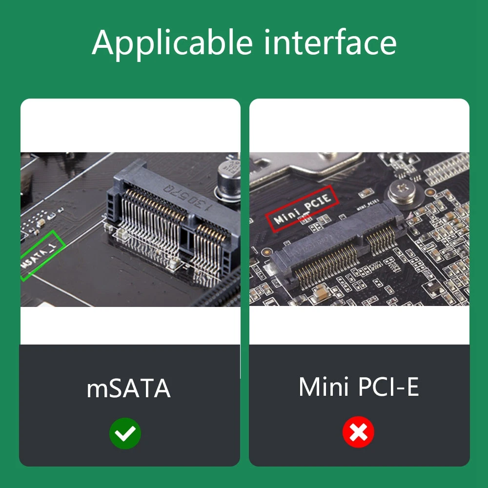 

Плата адаптера Durable-Design MSATA — SATA 2,5 дюйма (питание 5 В)