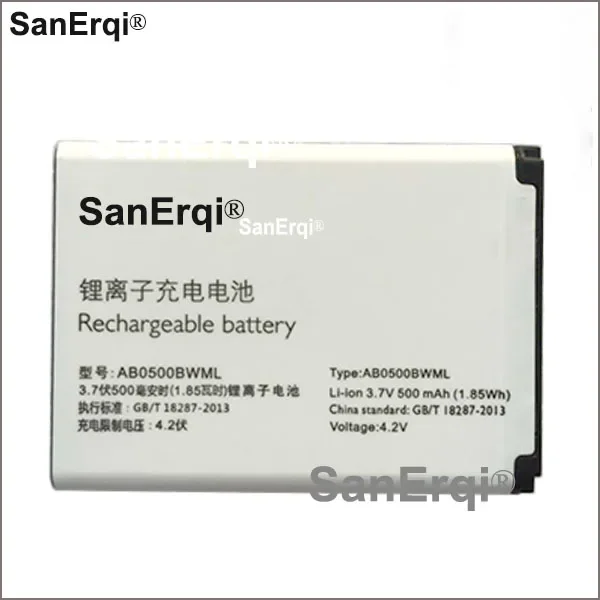 AB0500BWML Battery For PHILIPS E101 E121 Smartphone Batteries Battery