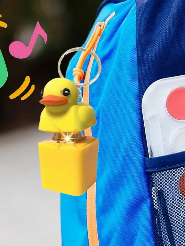Quacky Duck Keyboard Duck Keyboard Keychain Finger Button Clicker Sensory Toys Fidget Toys Keychain Decorative Ornament
