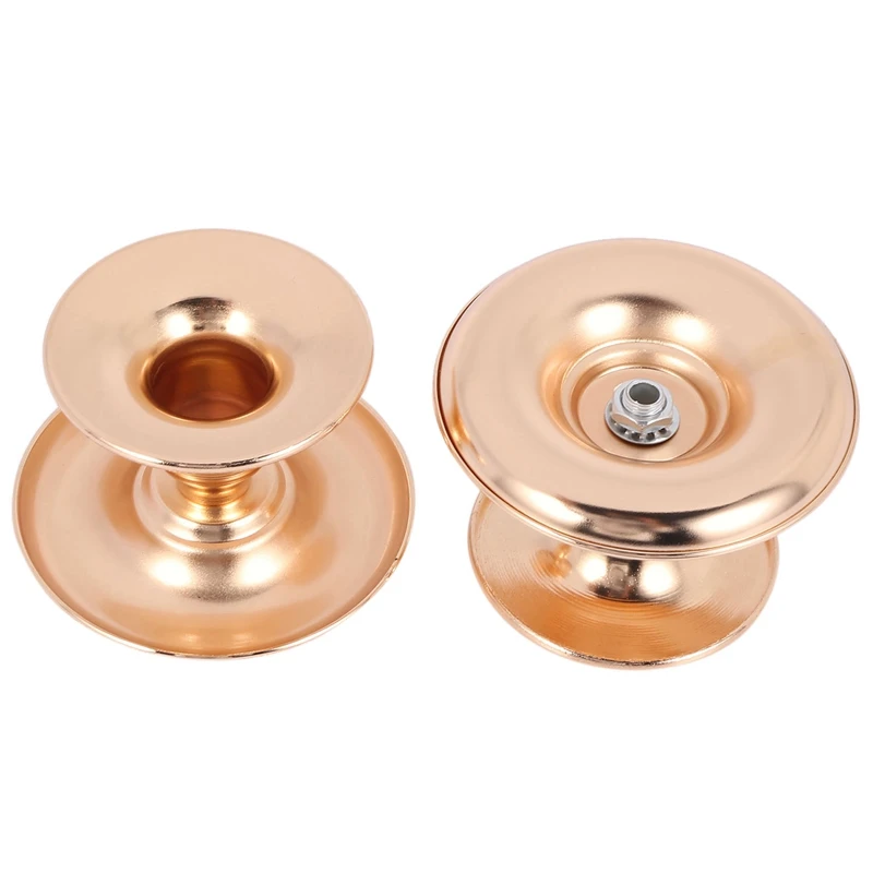 N85R-2Pcs Metal Candle Holder Gold Candelabra Fashion Wedding Candle Stand Exquisite Candlestick Table Home Party Christmas Deco