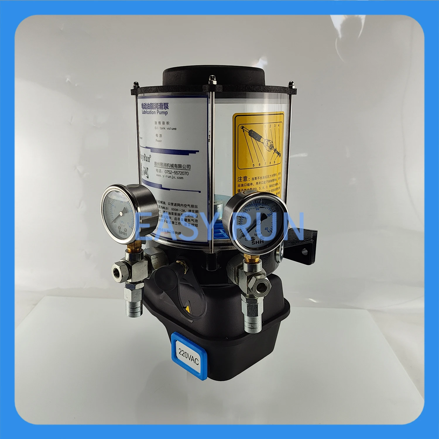 Sany/Zhonglian Mixing Station Accessories Electric Lubrication Pump Dfg2.0P/12V/24V/220V/380V Mixer Plc Butter Pump 2L