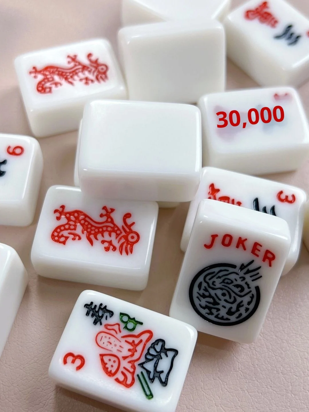 ما جونغ أمريكي، جونغ غربي يهودي، بلاط ماهجونج على الطراز الأمريكي، جونغ أجنبي، 30 ملم 166 بلاط #1