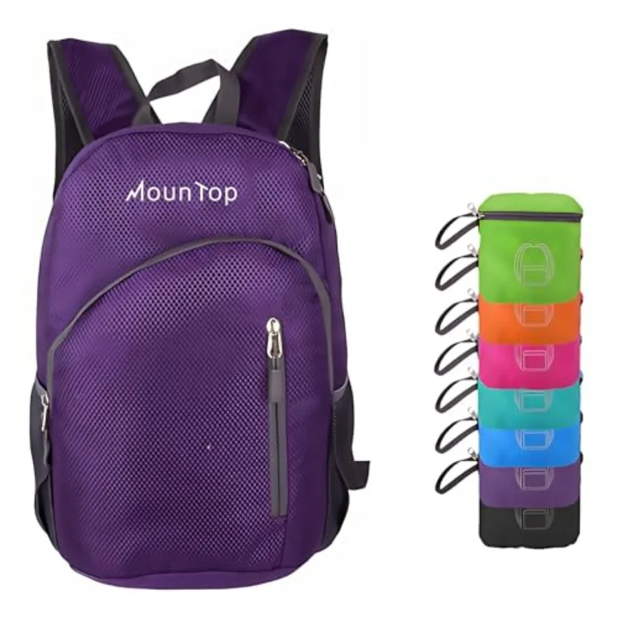 

MounTop Outdoor Lightweight Foldable Water Resistant Backpack for Travel Hiking Riding