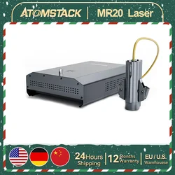 AtomStack MR20 20W Modulo laser a infrarossi 1064nm Incisione a impulsi ad alta potenza Legno Plastica Vetro Rimozione ruggine Fai da te per macchina al 90%