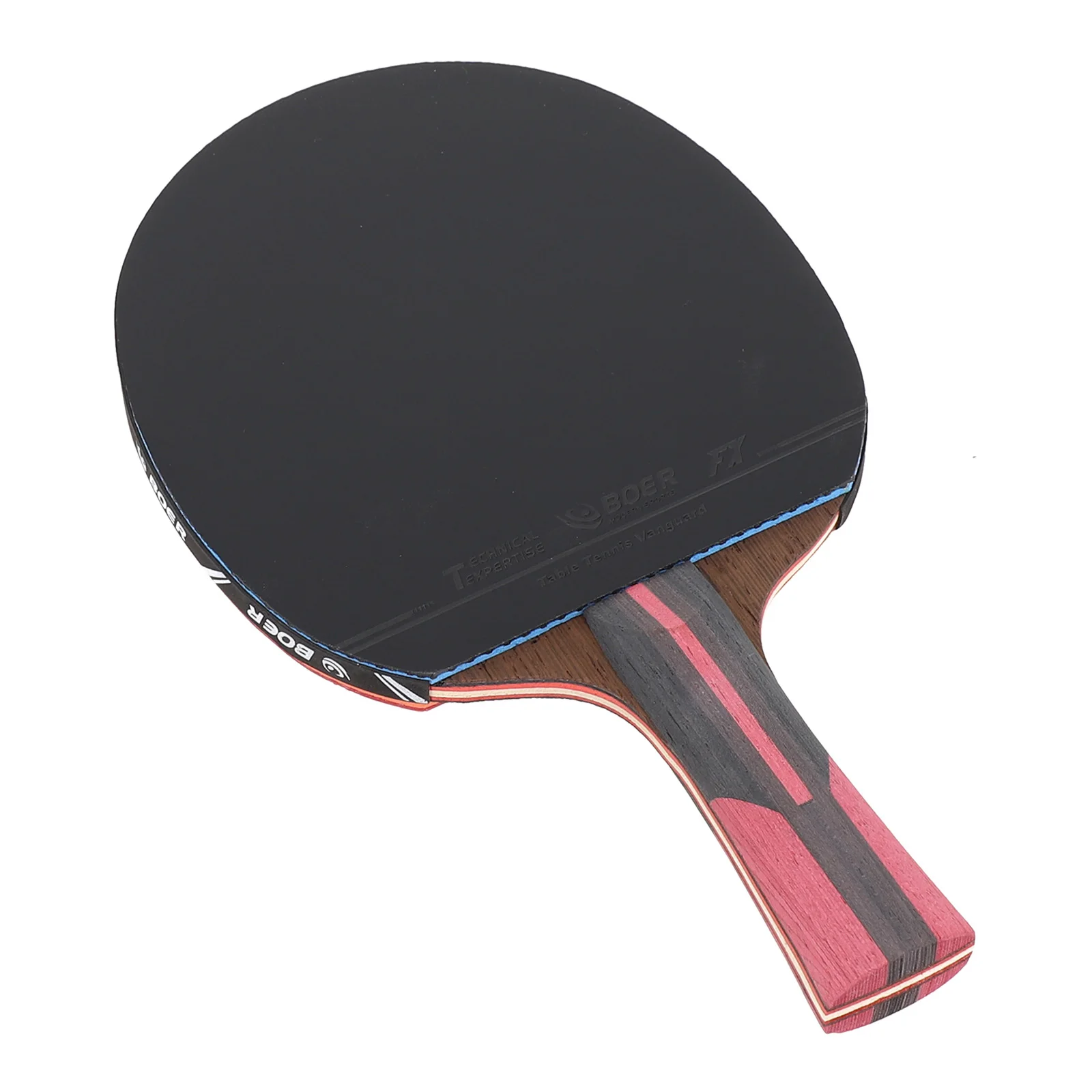 High Quality Indoor Sports Table Tennis Racket 1 Pcs 6 Star Spin Control Anti-skid Wood+Rubber Table Tennis Sports