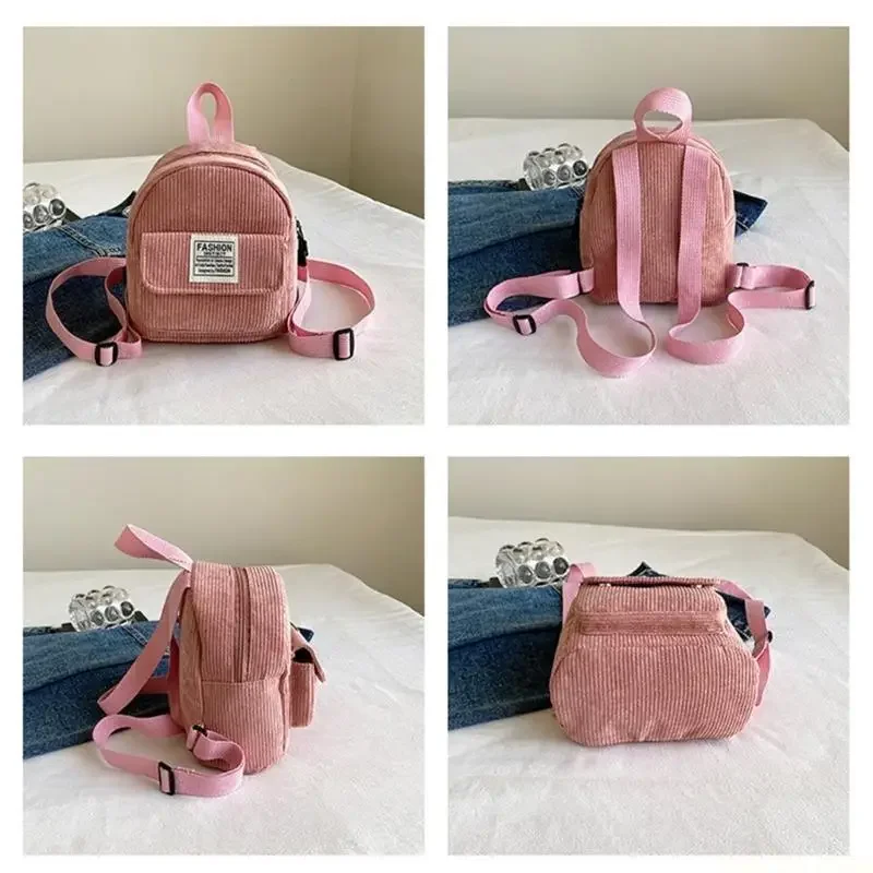 

X90D Travel Backpack for Women Mini Backpack School Backpack Corduroy Backpack