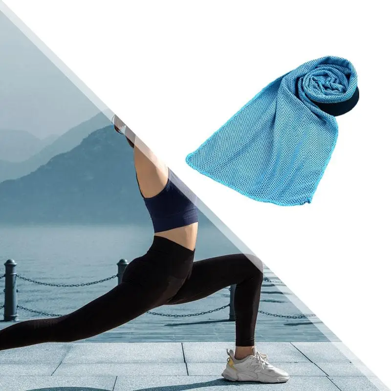 Cooling Towel Sports Towel Breathable Workout Towel Versatile Fitness Towel Microfiber for Fitness Camping Beach Sports Yoga