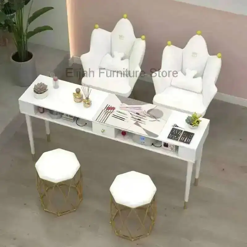 Dust Art Foldable Lamp Table Kinetics Manicure Collector For Nails Wholesaler Cosmetic Salon Nail Portable Luxury Reconstruction
