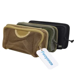 Fwoyonze Tactical Internal Mesh Pocket Modular Insert Pouch Hunting Vest Backpack Organizer Bag Hook Fastener Utility Admin Pack