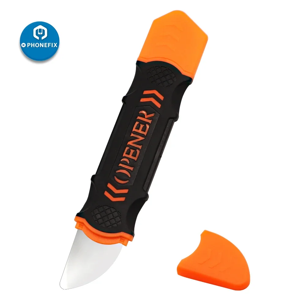 Jakemy JM-OP12 Dual Heads LCD Screen Opening Pry Knife Flexible Steel Blades for Phone PC IPad Screen Removal Repair Tool