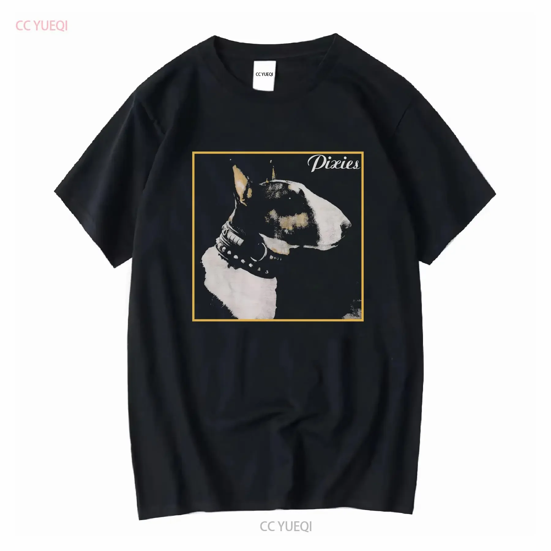Pixies Here Comes Your Man T Shirt Bull Terrier Grunge New Wave Punk Tour Band Faded long or short sleeves vintage Washed
