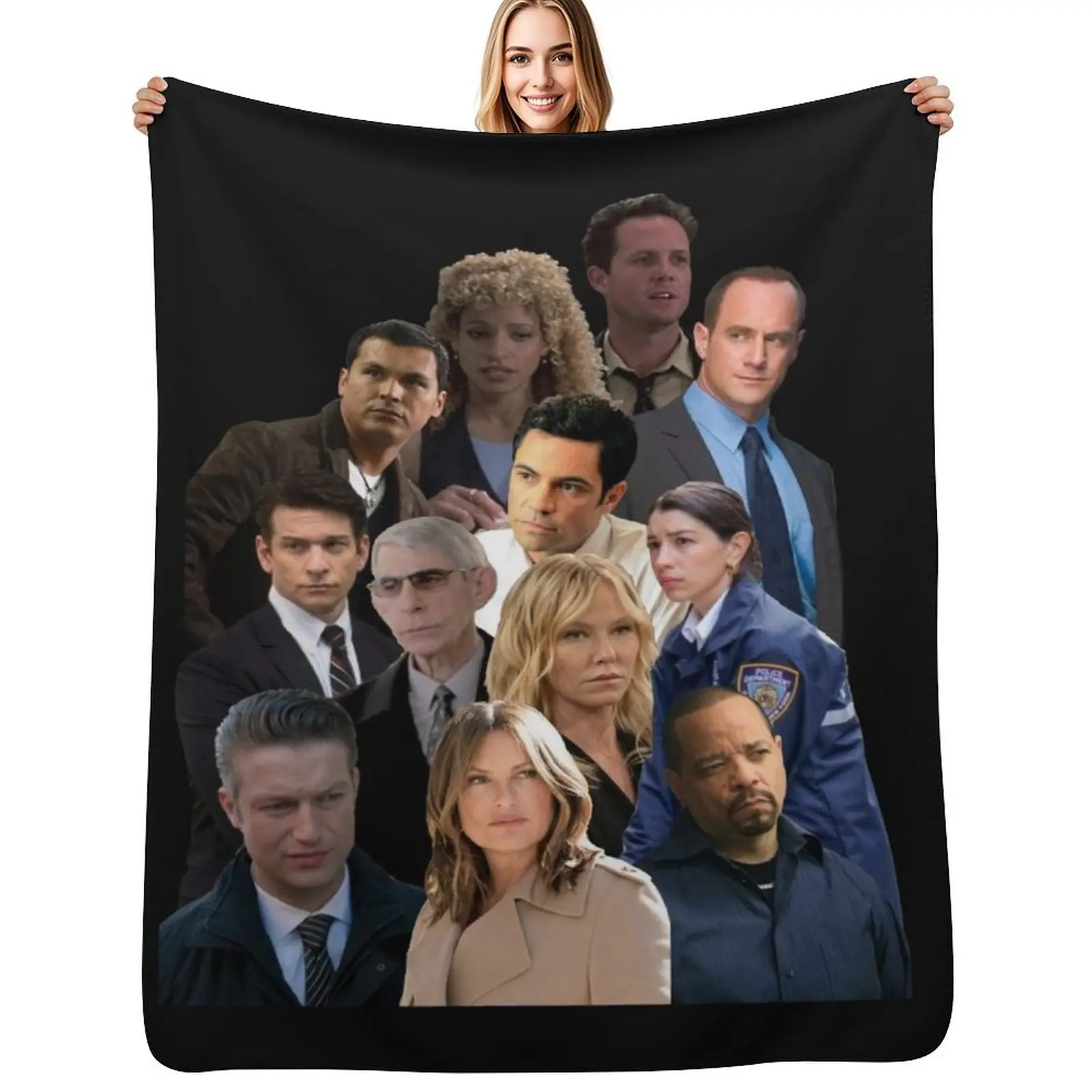 SVU Dedicated Detectives Throw Blanket Cute Hair For Baby Soft Big Tourist Blankets For Baby Blankets