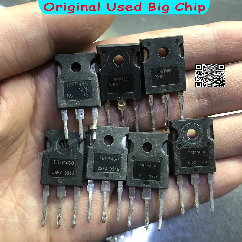 Used 10pcs IRFP460 IRFP450 IRFP460A IRFP460N IRFP460Z IRFP460LC IRFP450A IRFP450LC IRFP450Z 20A 500V TO-3P Original disassembly