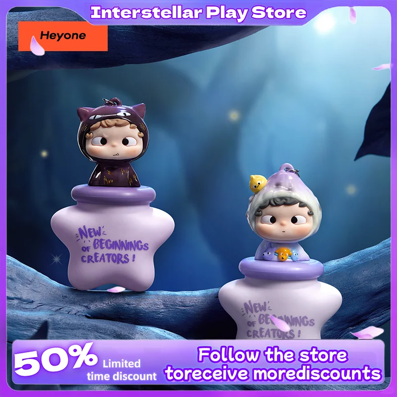 

Heyone Black Play Oh Cub Ozai Creation Chapter 7 Series Luminous Night Light Pendant Trendy Play Mysterious Blind Box Toy Gift