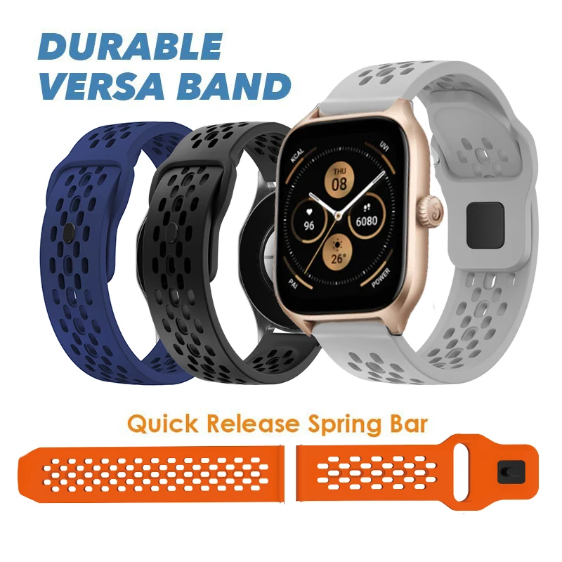 For Amazfit GTS 4 mini / GTS3 / GTS2 / GTS 4 3 2 2e / Bip 3 / BIP3 PRO New Sports Silicone Strap 20mm Bracelet