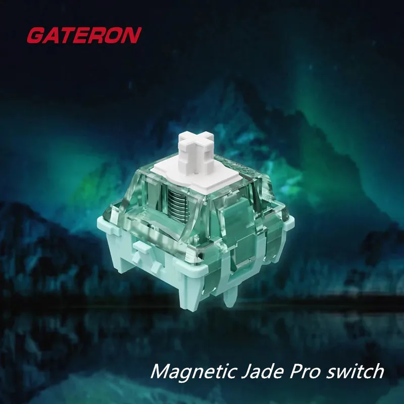 

Gateron Magnetic Jade Switch PRO High Precision Adjustable Keystroke HIFI Mahjong Player Customized Mechanical Keyboard Switch