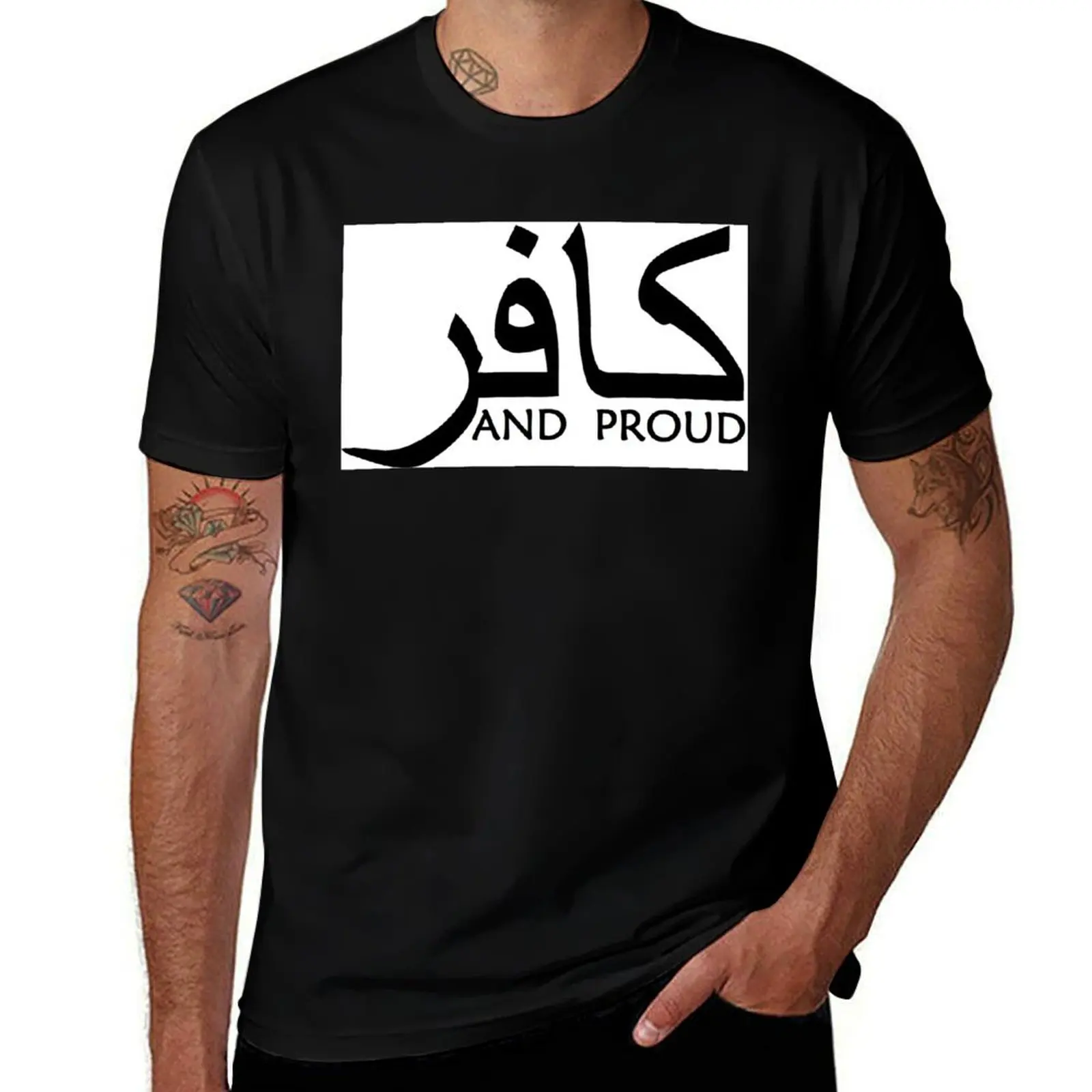 INFIDEL T-Shirt Classic Print Short Sleeve Shirt T-Shirt