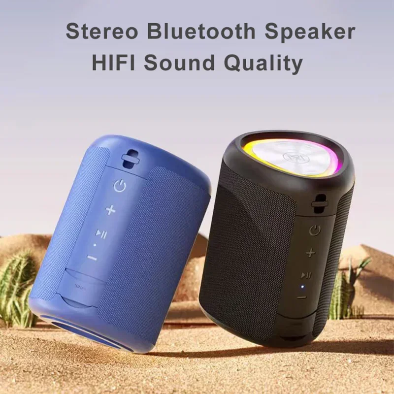 Mini Portable Bluetooth Speaker Wireless Subwoofer for PC Full-frequency Loudspeaker Small Size High Volume Stereo TWS Soundbox