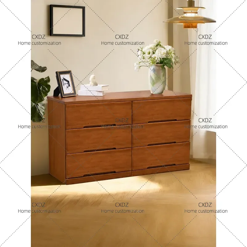 Solid Wood Chest of Drawers 5 or 6 Drawer Dresser Bedroom Storage Cabinet Bedside Nightstand End Table Home Organizer