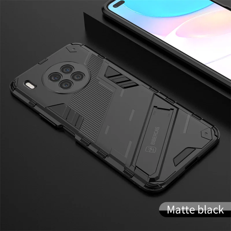 For Huawei Nova 8i Cover For Huawei Nova 8i Capas Phone Bumper PC Hard Kickstand Shockproof Back Cover For Huawei Nova 8i Fundas