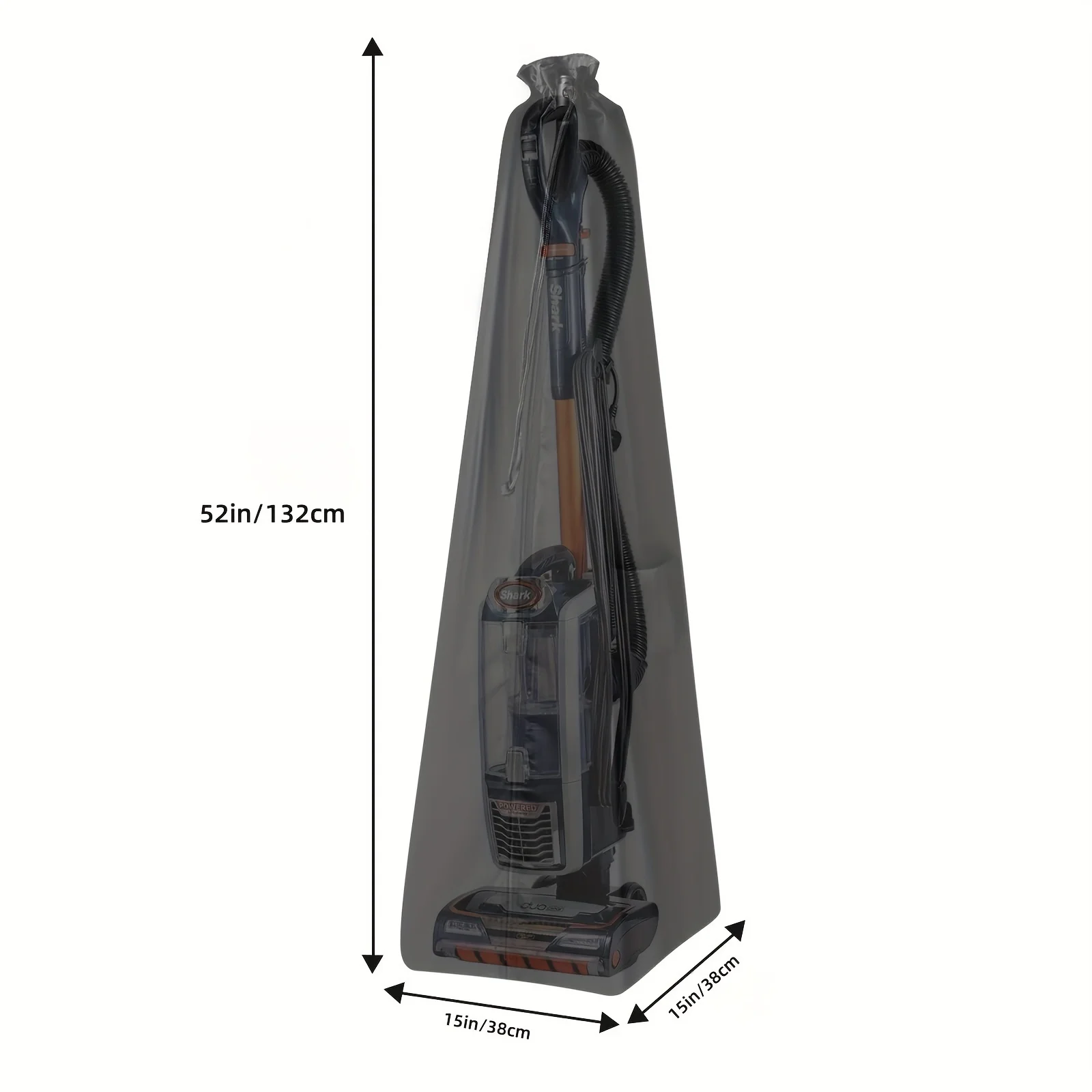 Polyester Upright Vacuum Cleaner Cover with Adjustable Drawstring - Dustproof, - Fits Most Standard Upright Vacuums