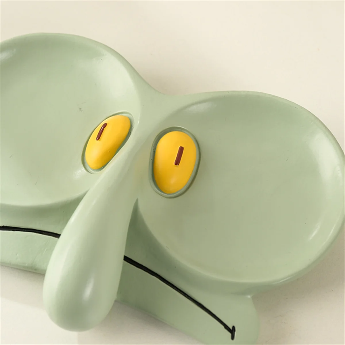 Cute Eyeglasses Holder Stand for Desk,Audit, Squidward Edition Funny Sunglasses Holder Stand & Jewelry Tray HOT