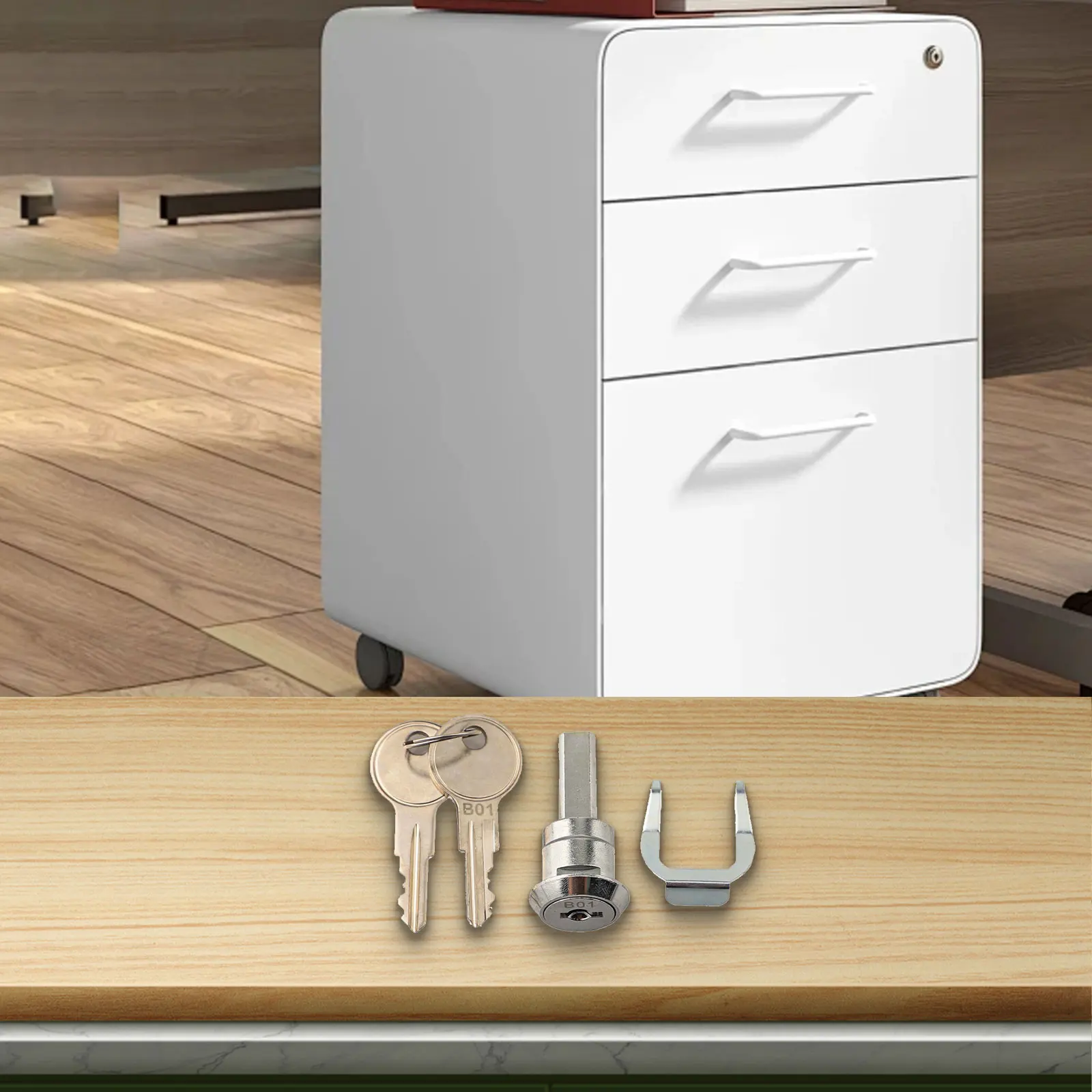 Color Silver Toolbox Lock Toolbox Security Lock Durability And Reliability Long-term Use Maximum Security Multi-range Use