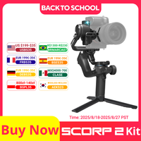 FeiyuTech SCORP 2 Kit Camera Gimbal Stabiliser Touchscreen Built-in AI Tracker for Mirrorless DSLR Camera scorp Upgraded