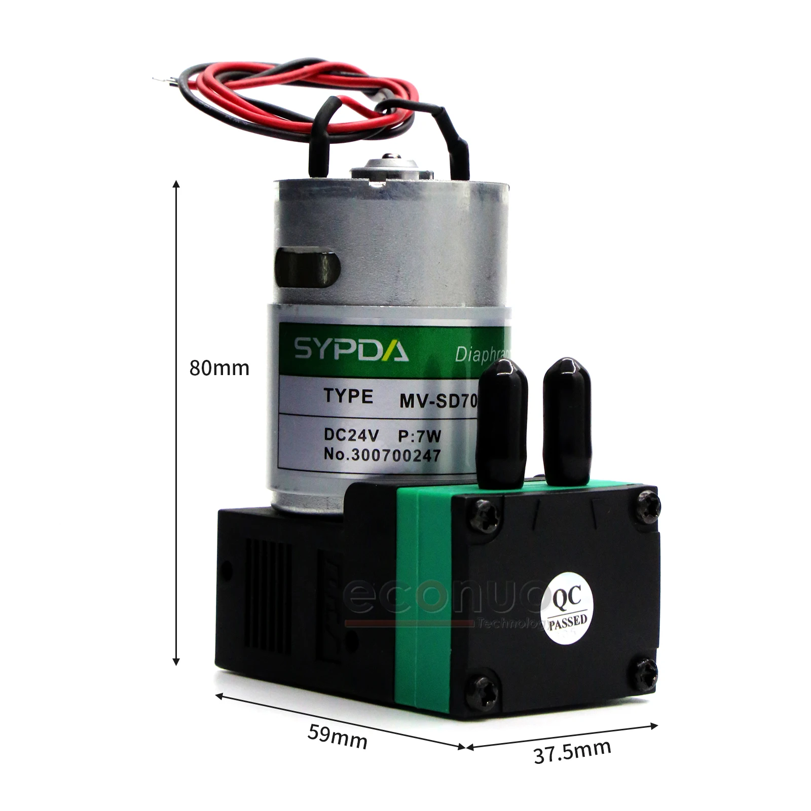 

SYPDA Big Air Pump MV-SD700E DC24V 7W For Inkjet Printer For UV Printer Negative Pressure Vaccum Pump