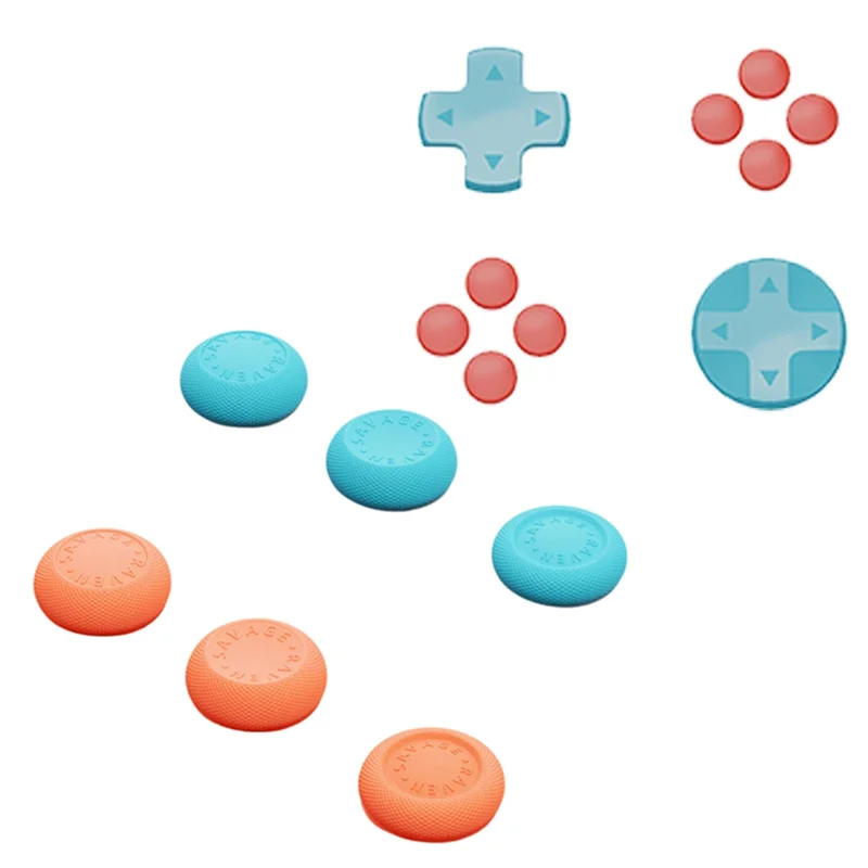 

[LXYA68Z!] For Switch2 Joy-Con Joystick Cap+D-Pad Button Cap Set For Switch 2 D-PAD Color Button Cap A