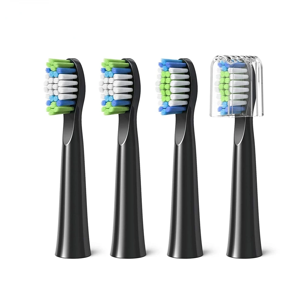 Electric Toothbrush Replacement Heads Set for FW-E11 E10 E6 D7S - 4 Pack