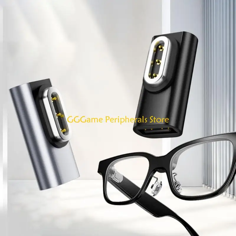 U55B Charging Cable and Adapter Set for Wearable Glasses Daily Use